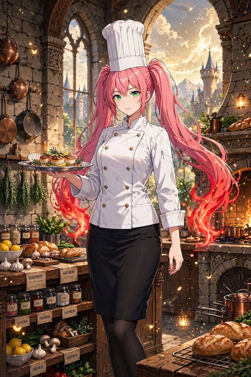 helly様料理提供中