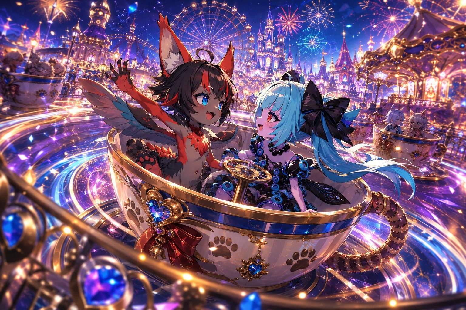 ビーストちゃん達来園風景
