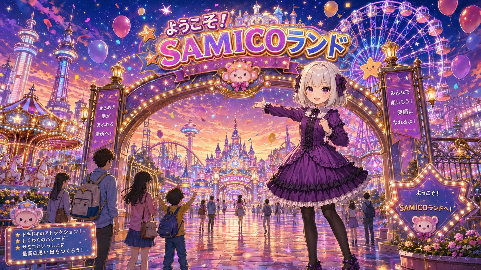 テーマ曲『ようこそ！SAMICOランド』