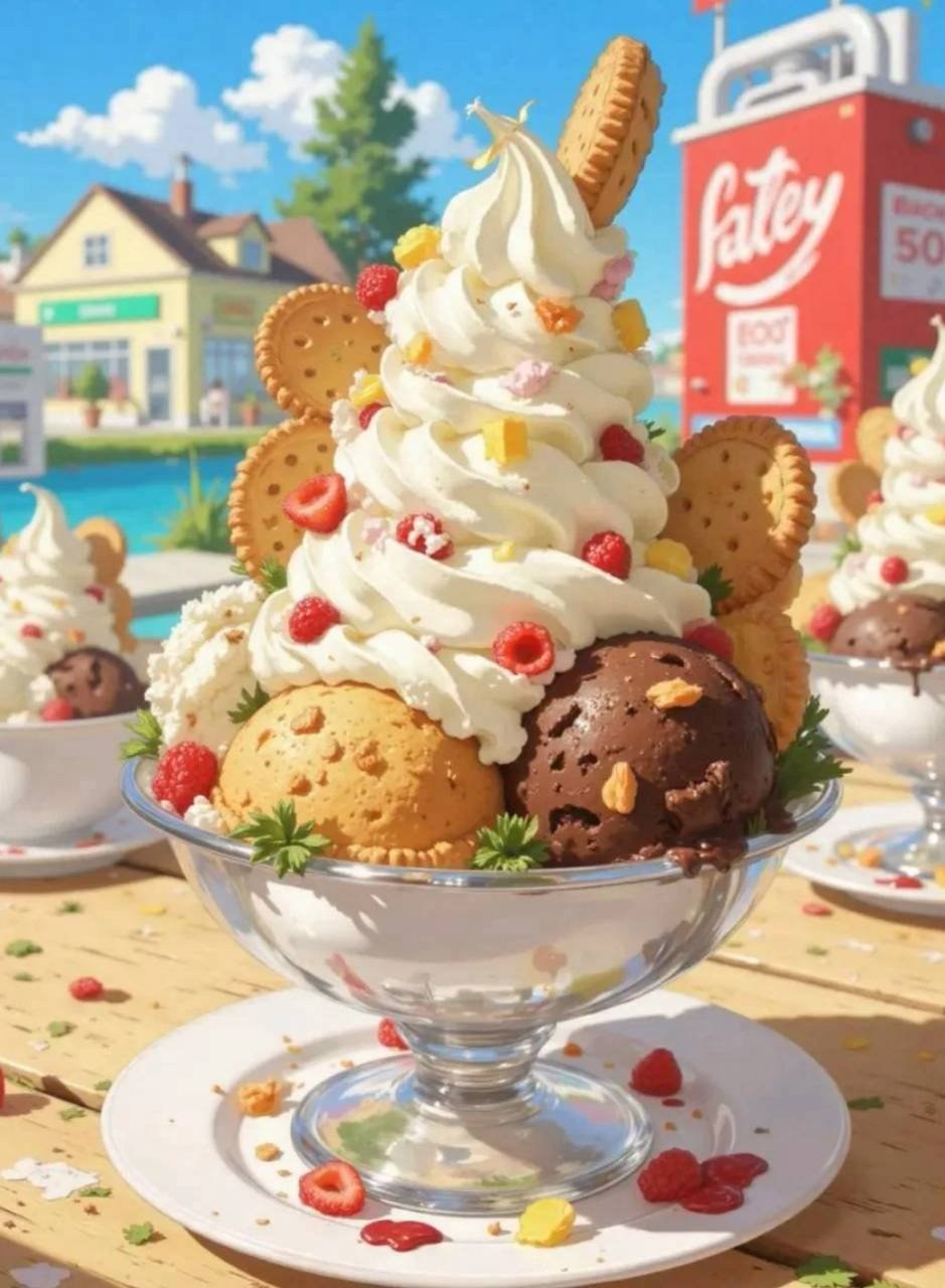 差し入れのアイスクリーム
