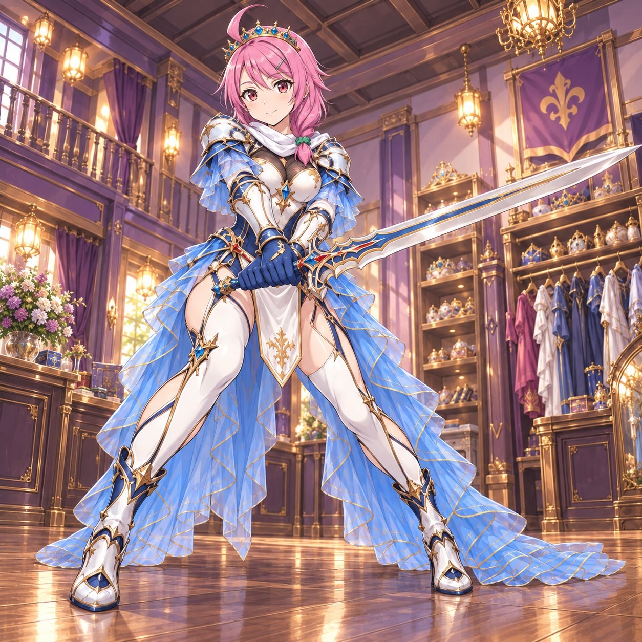 純蒼の姫騎士　衣装紹介