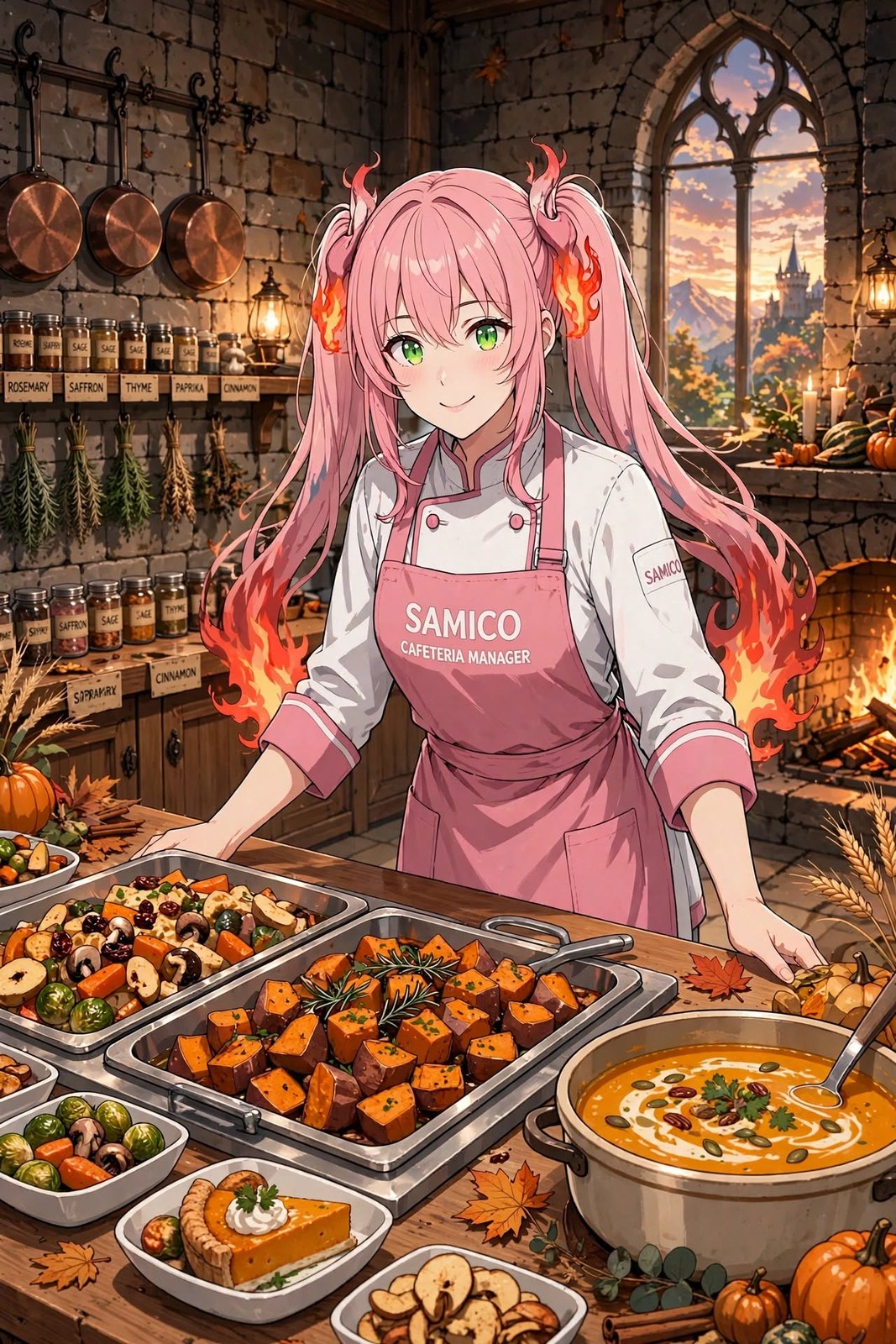 料理中