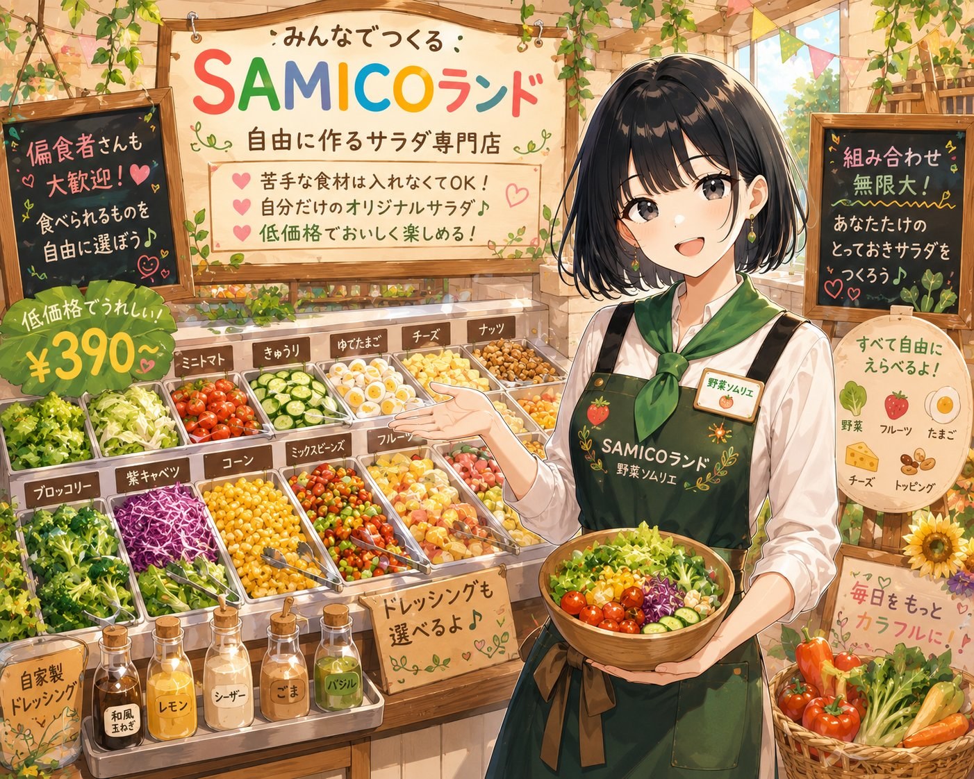 サラダ専門店