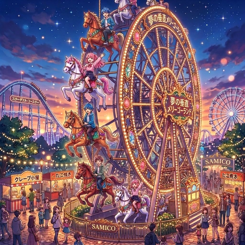 夢の垂直メリーゴーランド