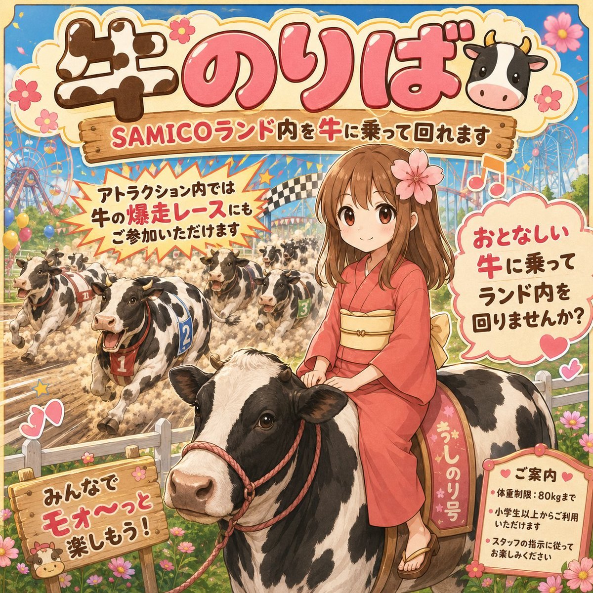 牛のりば